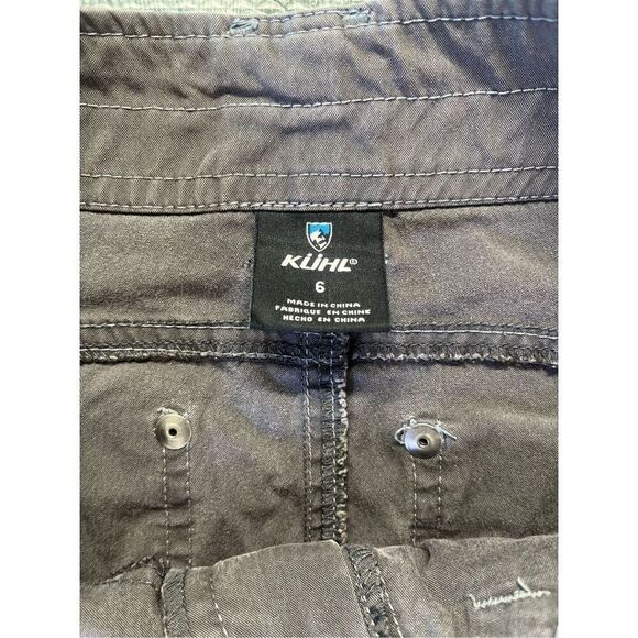 Kuhl Womens 6 Gray Hiking Active Outdoor Cargo Shorts - Picture 7 of 12